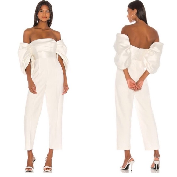 Solace London Kasey Off-Shoulder Jumpsuit